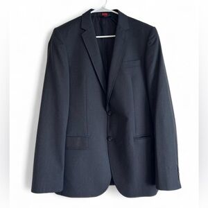 HUGO Elegant Black Men's Blazer 100% virgin wool Size 38R